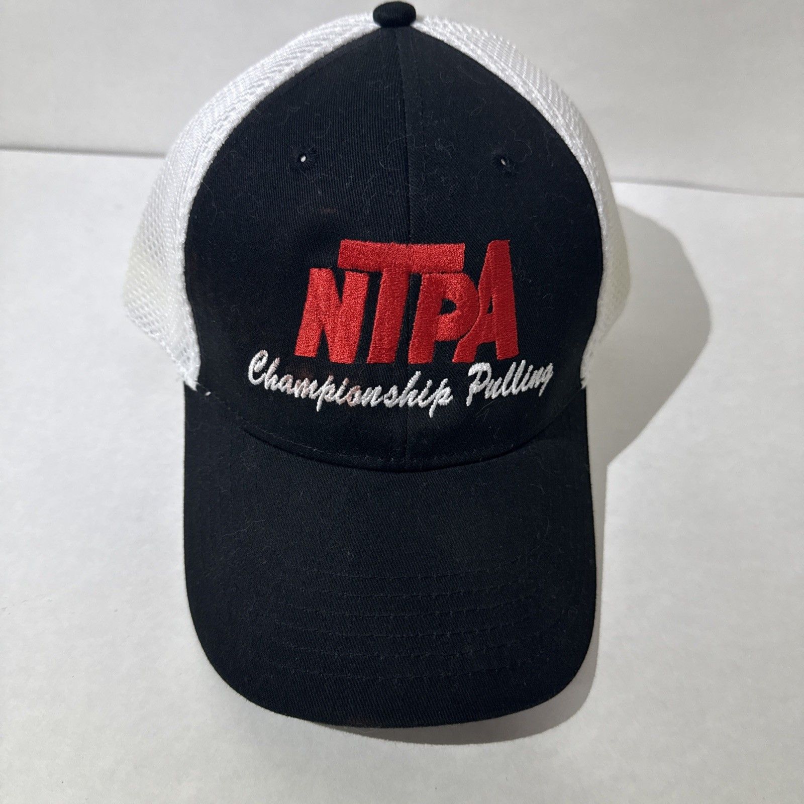 Trucker Hat Baseball Cap Vintage Ntpa Championship Pulling Circuit Flames